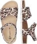 Braqeez Saar Spain Meisjes Sandalen Print Beige Imitatieleer Gesp - Thumbnail 2