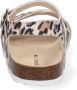 Braqeez Saar Spain Meisjes Sandalen Print Beige Imitatieleer Gesp - Thumbnail 5