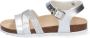 Braqeez Saar Spain Meisjes Sandalen Zilver Imitatieleer Gesp - Thumbnail 4