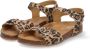 Braqeez Sally Spain Meisjes Sandalen Bruin Print Imitatieleer Gesp - Thumbnail 5