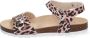 Braqeez Sally Spain Meisjes Sandalen Roze Print Imitatieleer Gesp - Thumbnail 3