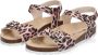 Braqeez Sally Spain Meisjes Sandalen Roze Print Imitatieleer Gesp - Thumbnail 5