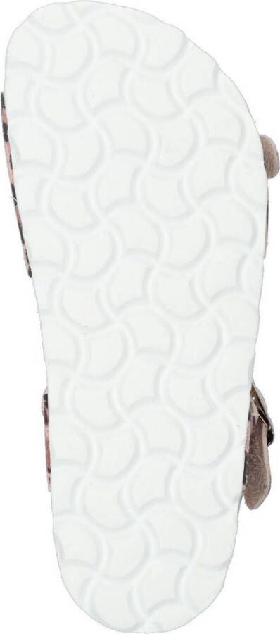 Braqeez Sally Spain Meisjes Sandalen Roze Print Imitatieleer Gesp