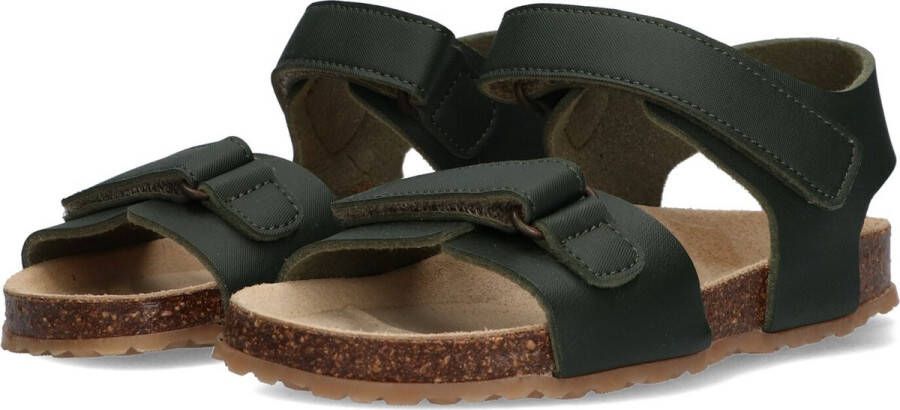 Braqeez Seth Spain Jongens Sandalen Groen Imitatieleer Klittenband