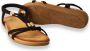 Bridge Footwear Dames Sandaal Black ZWART - Thumbnail 9