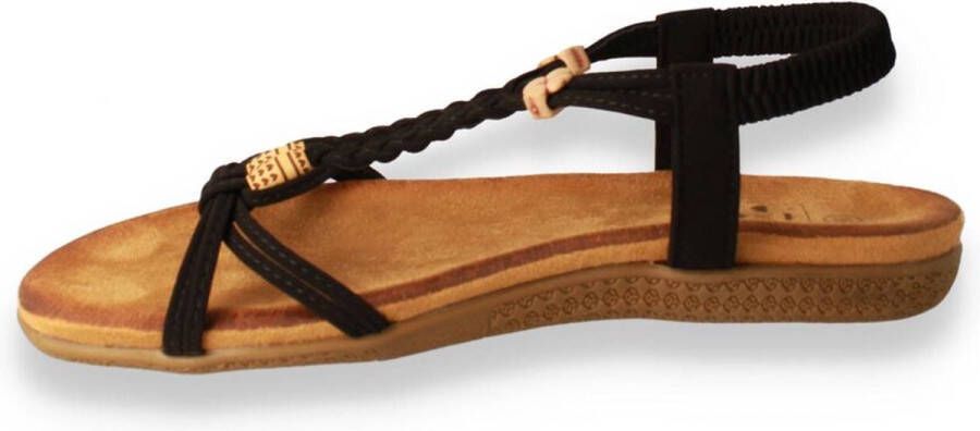 Bridge Footwear Dames Sandaal Black ZWART