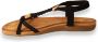 Bridge Footwear Dames Sandaal Black ZWART - Thumbnail 10