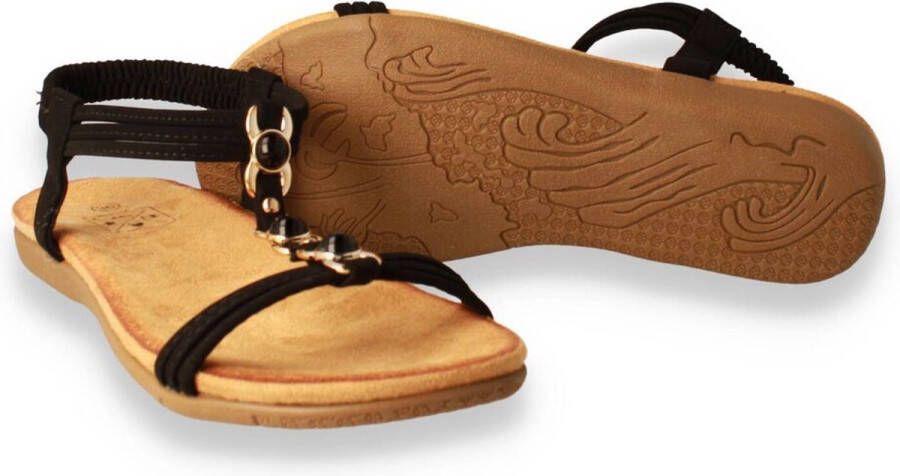 Bridge Footwear Dames Sandaal Black ZWART