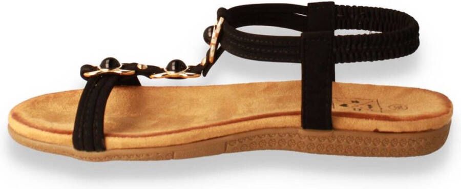 Bridge Footwear Dames Sandaal Black ZWART