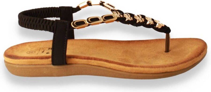 Bridge Footwear Dames Sandaal Black Zwart