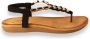 Bridge Footwear Dames Sandaal Black ZWART - Thumbnail 2