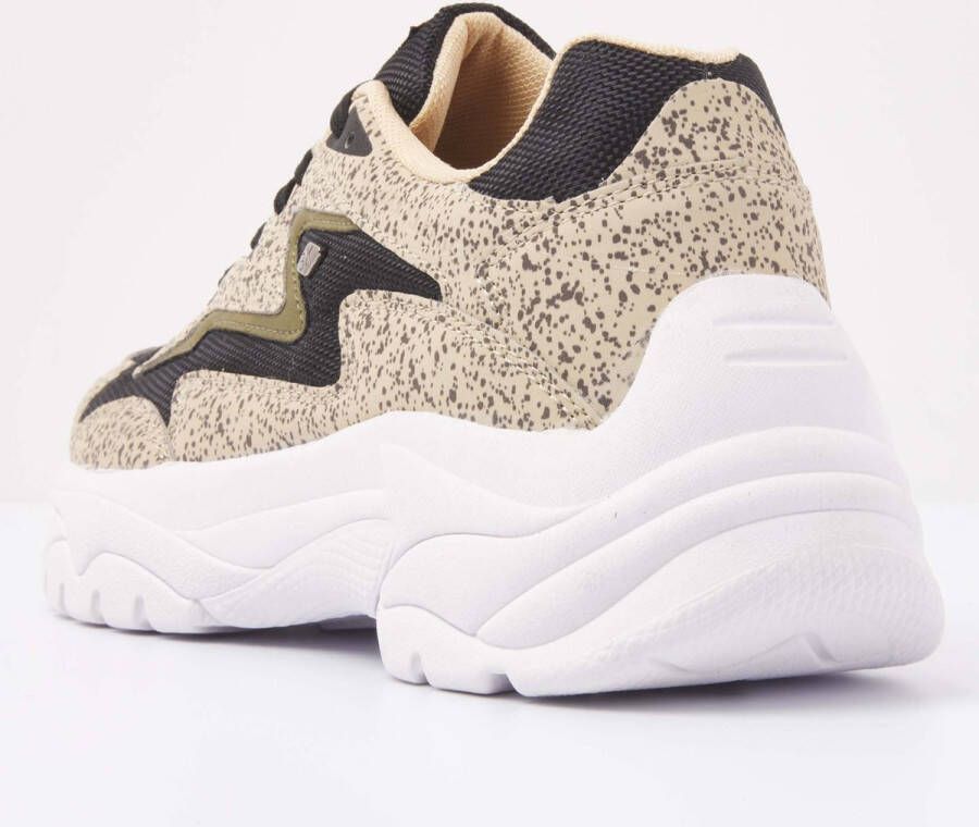 British Knights GALAXY Dames sneakers laag Beige cheetah