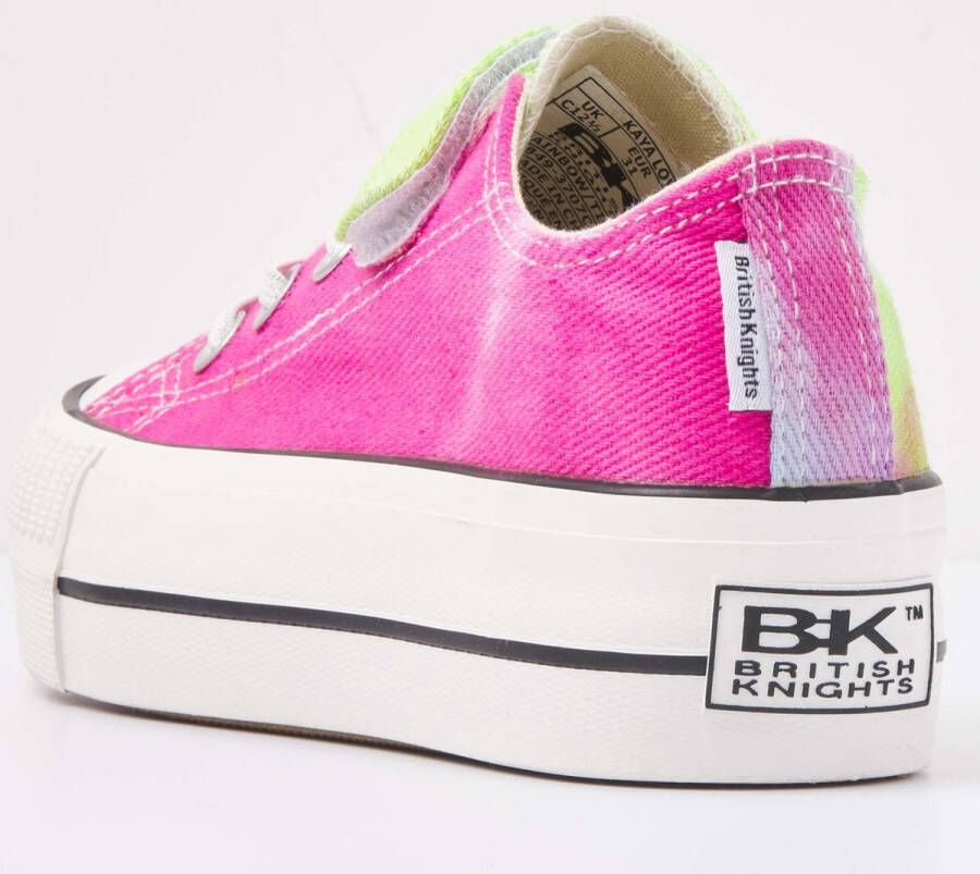 British Knights KAYA LOW Meisjes sneakers laag Regenboog tie dye