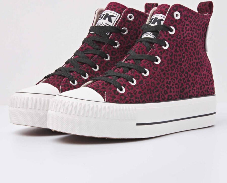 British Knights KAYA MID Dames sneakers hoog Donker roze