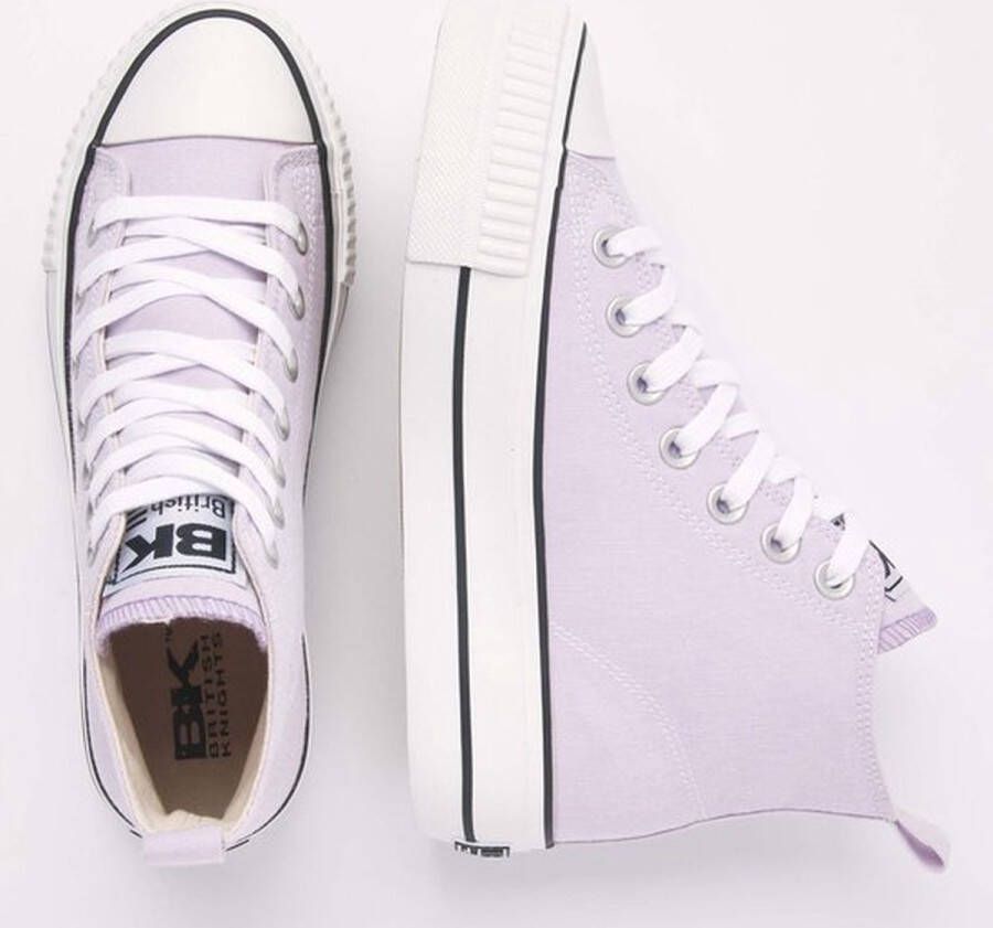 British Knights KAYA MID Dames sneakers hoog Lila