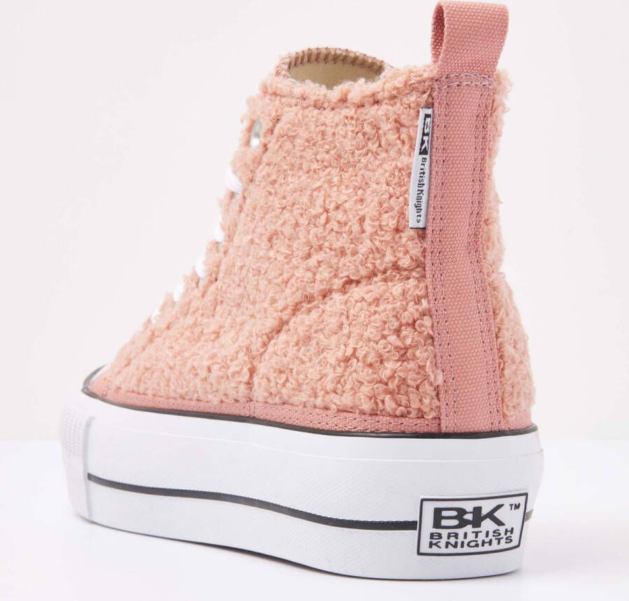 British Knights KAYA MID Dames sneakers hoog Oud roze