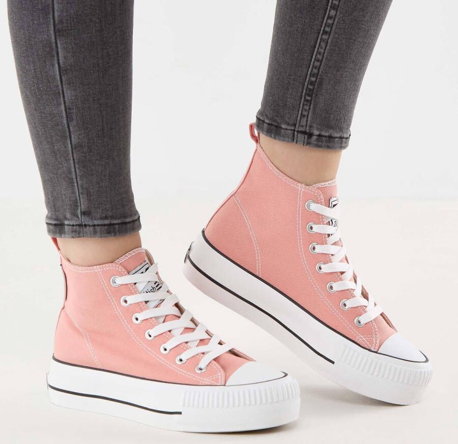 British Knights KAYA MID Dames sneakers hoog Roze - Foto 3