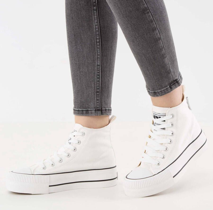 British Knights KAYA MID Dames sneakers hoog Wit