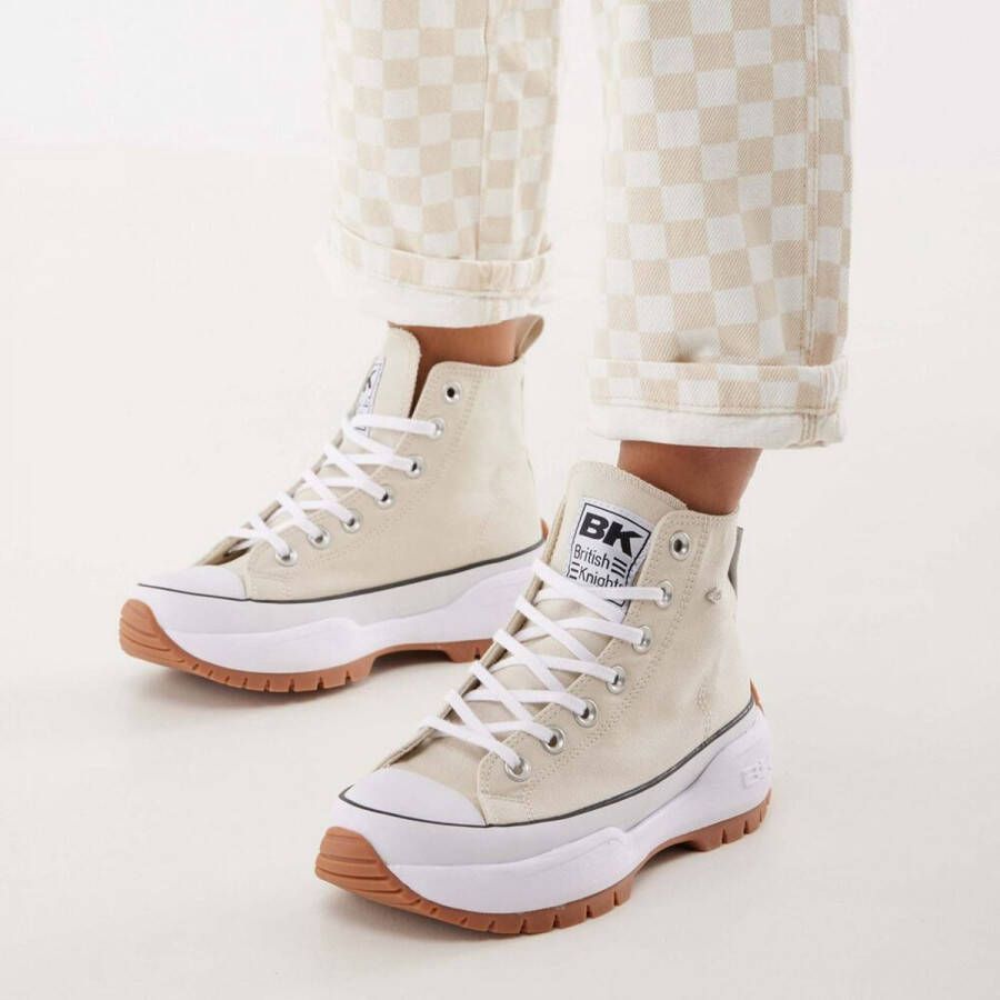 British Knights KAYA MID FLY Dames sneakers hoog Beige - Foto 3