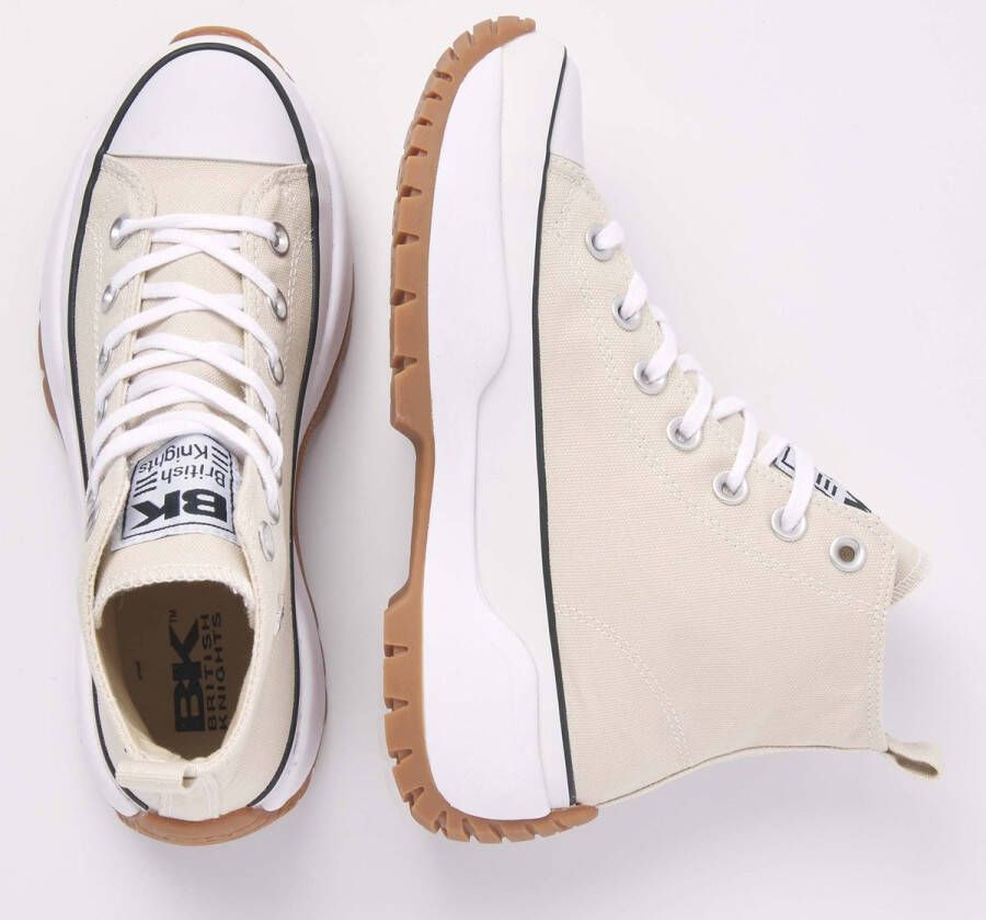 British Knights KAYA MID FLY Dames sneakers hoog Beige - Foto 6