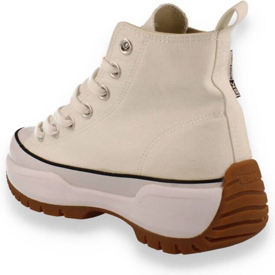 British Knights KAYA MID FLY Dames sneakers hoog Wit