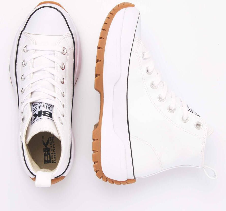 British Knights KAYA MID FLY Dames sneakers hoog Wit