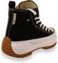 British Knights Kay Mid Fly canvas plateau sneakers zwart - Thumbnail 12