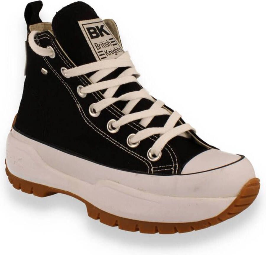 British Knights KAYA MID FLY Dames sneakers hoog Zwart