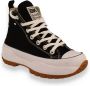 British Knights Kay Mid Fly canvas plateau sneakers zwart - Thumbnail 13