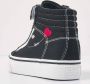 British Knights MACK MID PLATFORM Meisjes sneakers hoog Zwart - Thumbnail 6