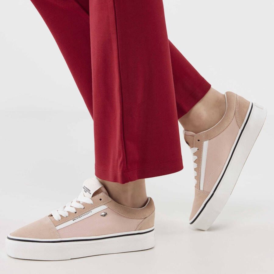 British Knights MACK PLATFORM Dames sneakers laag Zacht roze - Foto 3