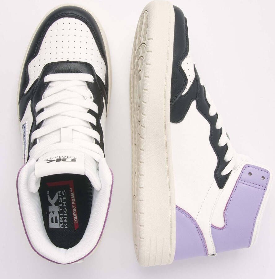 British Knights NOORS MID Dames sneakers hoog Wit