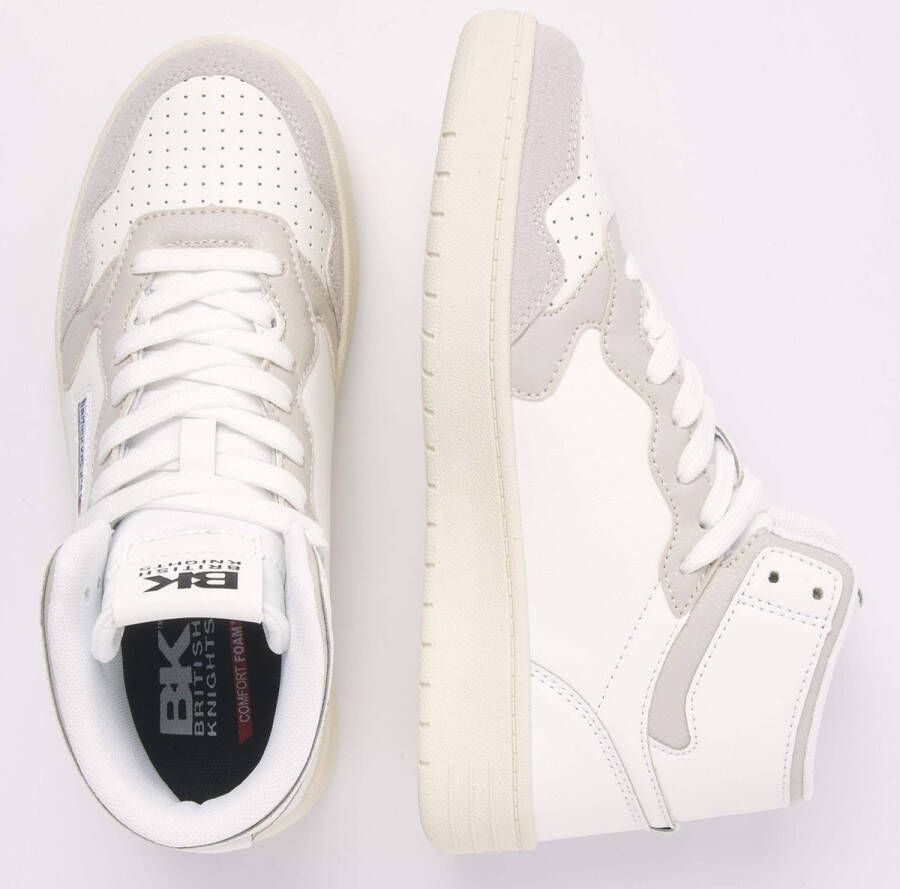 British Knights NOORS MID Dames sneakers hoog Wit