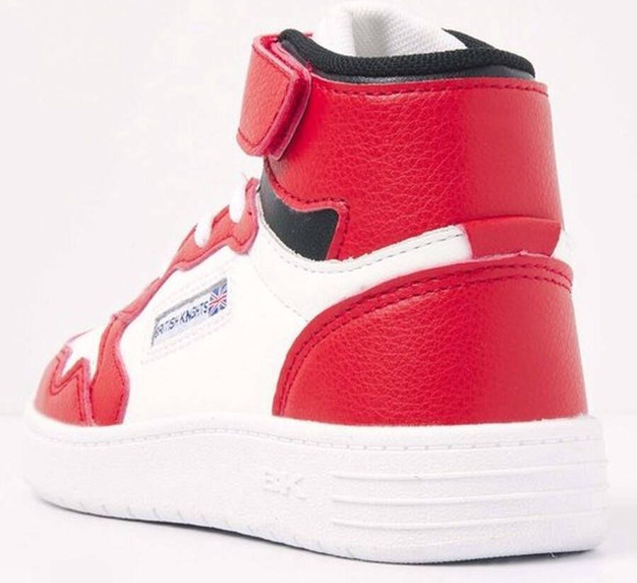 British Knights NOORS MID Jongetjes sneakers hoog Rood