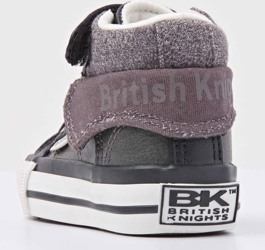 British Knights ROCO Baby jongetjes sneakers hoog Zwart