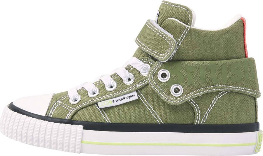 British Knights ROCO Jongetjes sneakers hoog Olijf groen