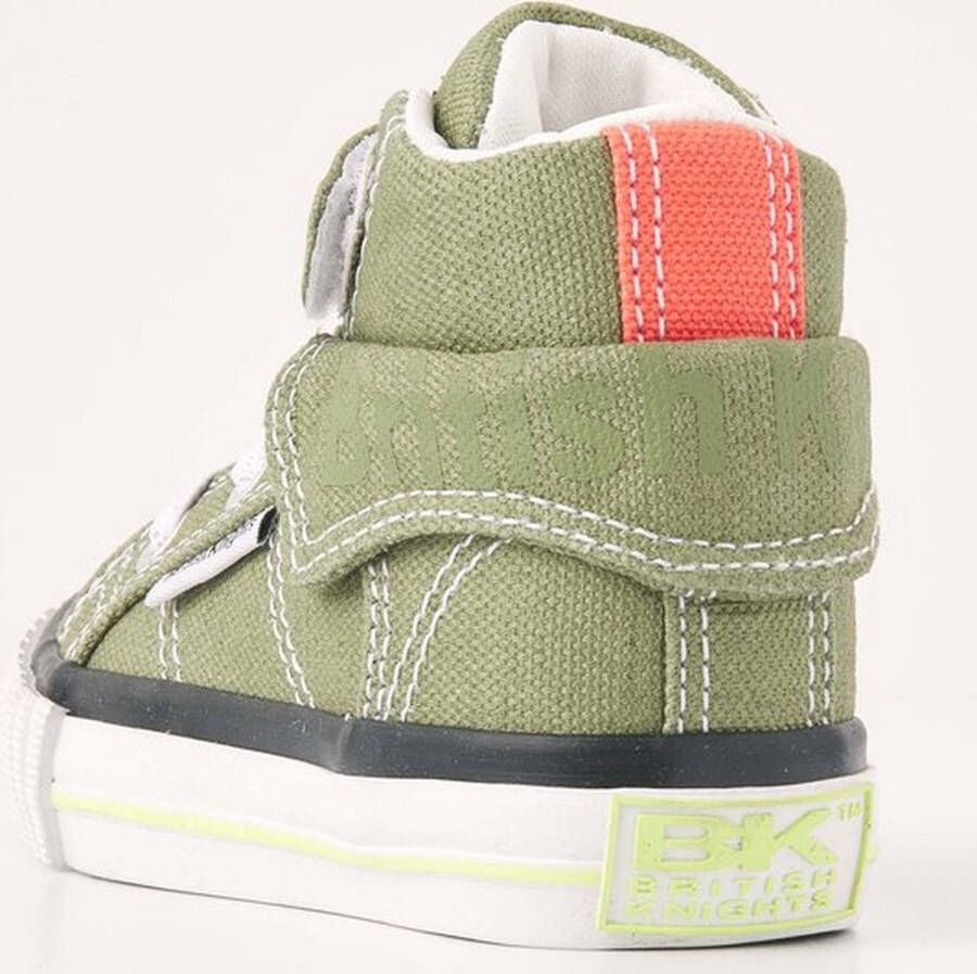 British Knights ROCO Jongetjes sneakers hoog Olijf groen