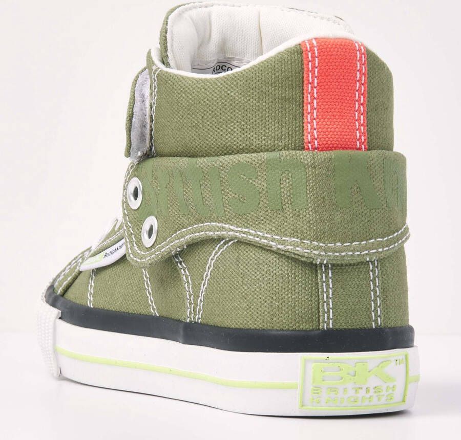 British Knights ROCO Jongetjes sneakers hoog Olijf groen