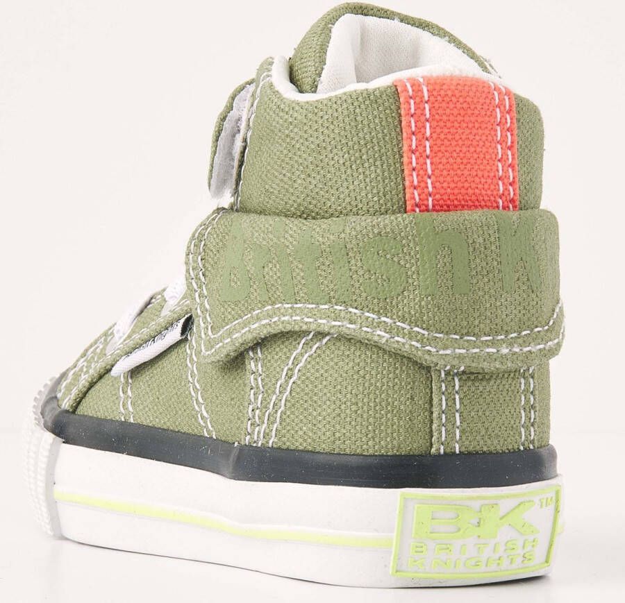 British Knights ROCO Jongetjes sneakers hoog Olijf groen