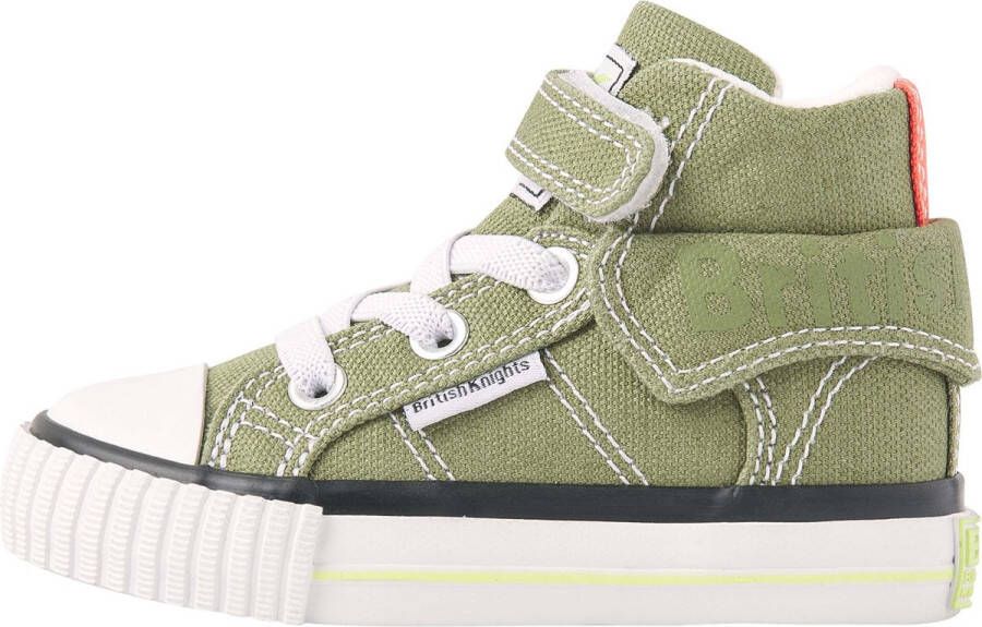 British Knights ROCO Jongetjes sneakers hoog Olijf groen