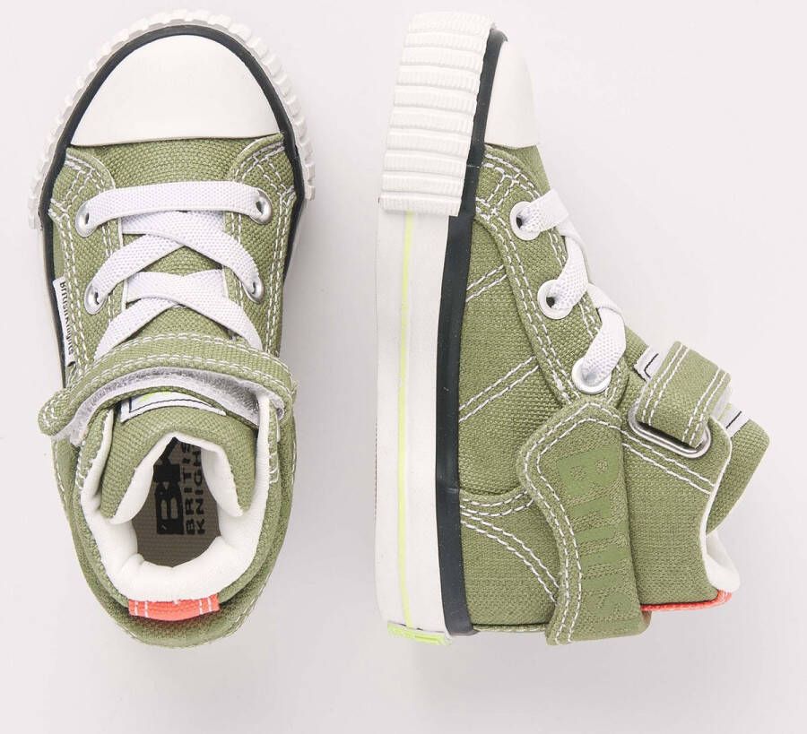 British Knights ROCO Jongetjes sneakers hoog Olijf groen