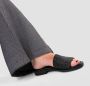 Bronx New Thrill leren slippers zwart - Thumbnail 5
