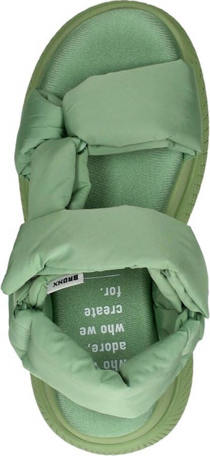 Bronx Bru-te Sandalen Dames Groen