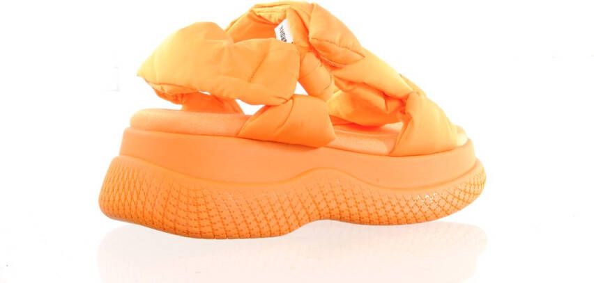 Bronx Bru-Te Sandalen Plat Oranje