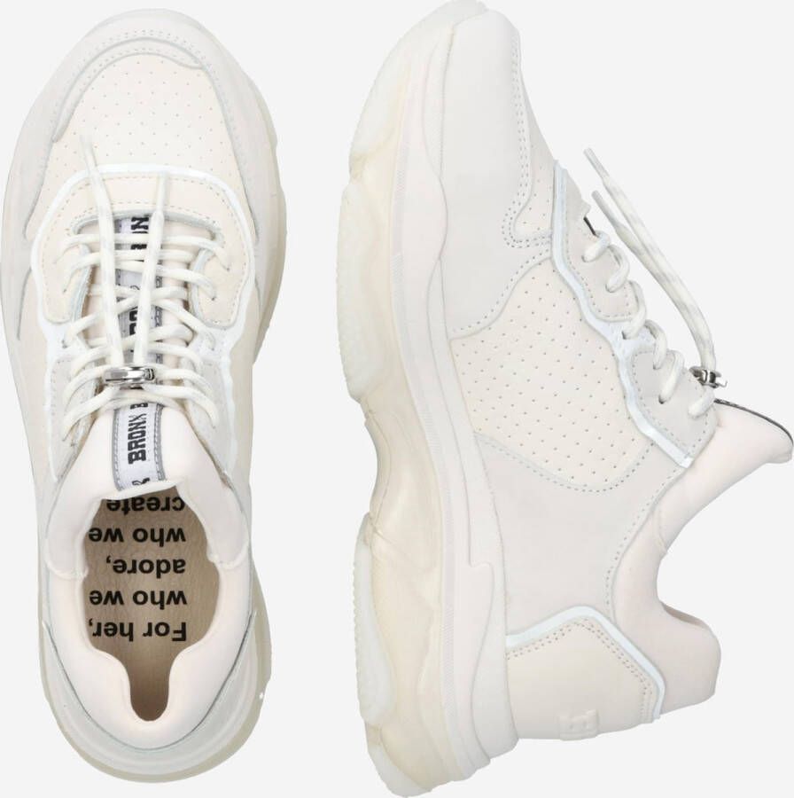 Bronx Dames Lage sneakers Baisley Wit