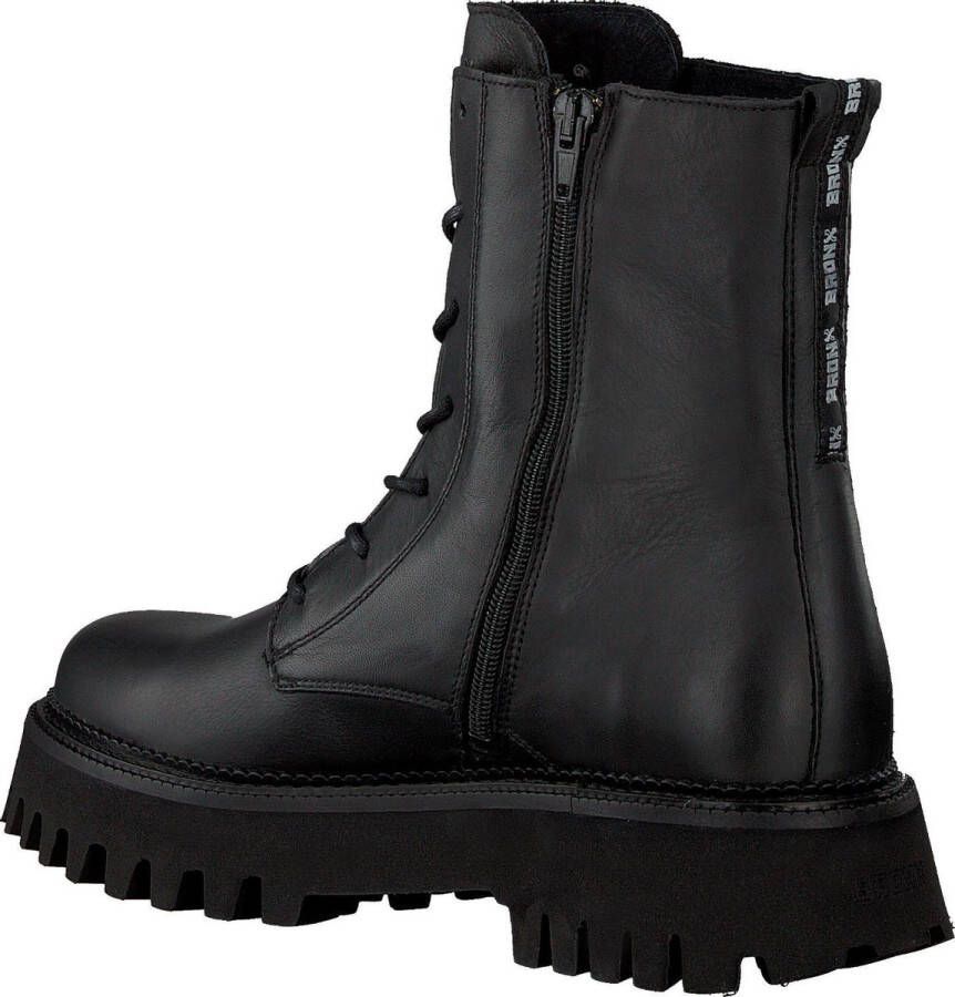 Bronx Dames Veterboots Groov-y 47283 Zwart