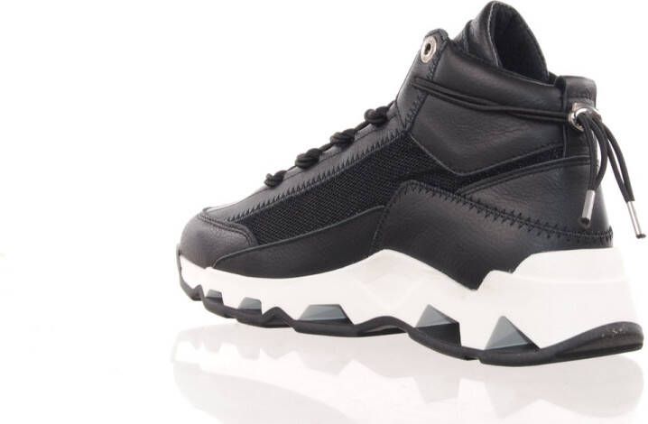 Bronx Epic 47410 Hoge sneakers Leren Sneaker Dames Zwart - Foto 12