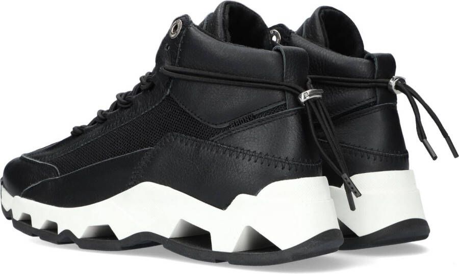Bronx Epic 47410 Hoge sneakers Leren Sneaker Dames Zwart - Foto 7