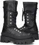 Bronx Evi-ann 47425 Enkelboots Enkellaarsjes Dames Zwart - Thumbnail 9