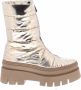 Bronx Evi-ann Front Zip 47379 Enkelboots Enkellaarsjes Dames Goud - Thumbnail 7